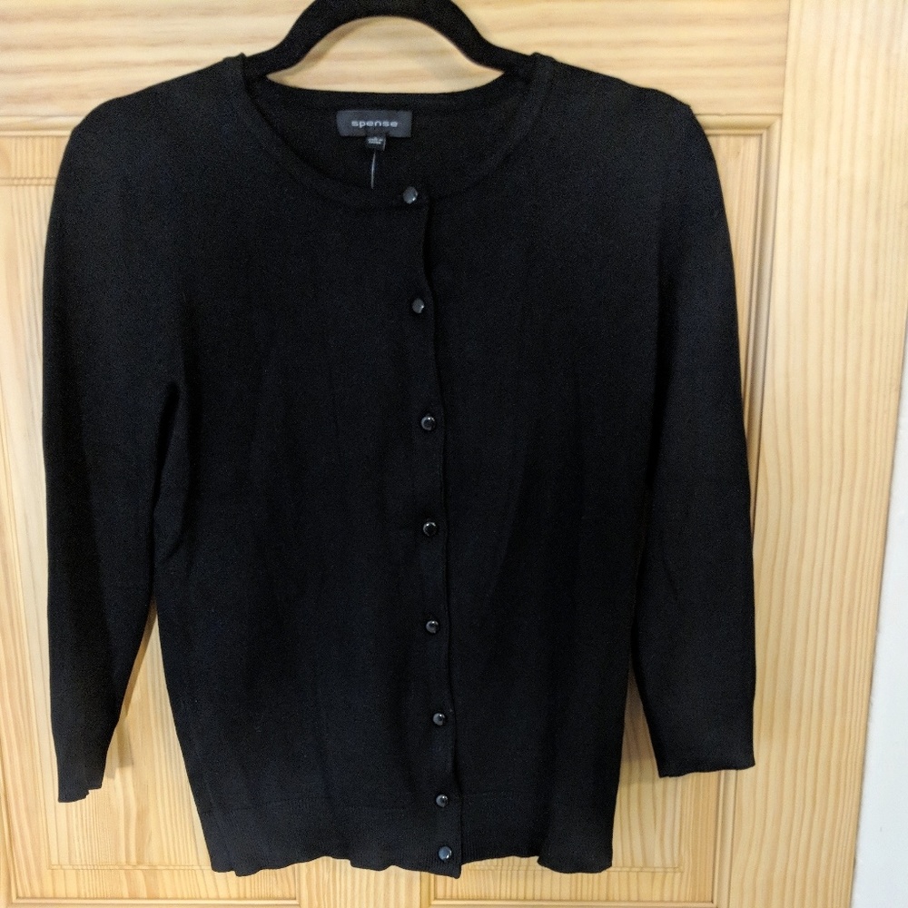 NWT Black button-up cardigan